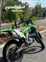  14 Kawasaki kx450f فل كرس حبه وحيده بل اردن