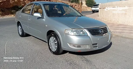  24 نيسان صني موديل 2010 فحص كامل 7جيد لون سلفر بحالة الوكاااااالة  ماشية 115 km