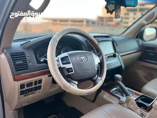  4 Toyota Land Cruiser Gx-r 2014 بحالة  ممتازة وبسعر مغري كرت ابيض