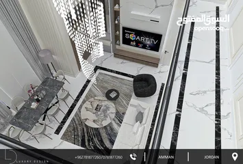  3 مكتب (LUXURY DESIGN) للتقديم خدمات هندسة التصميم الداخلي والمعماري والتنفيذ والإشراف لكافة المشاريع