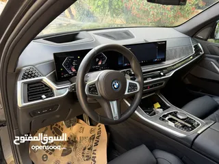  18 BMW X5 50e ترخيص   محرك 3000 هايبرد plug in/يقطع على الشحنه 100 كيلو متر