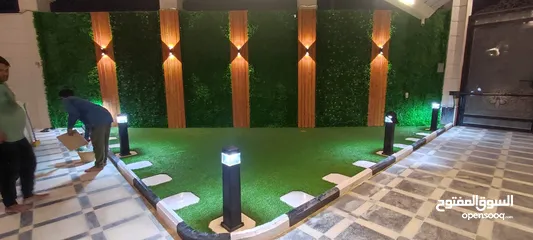  8 decor and artificial grass