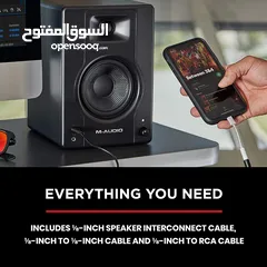  2 سماعات ستديو مونيتر M-Audio BX4-120-Watt Speakers/Studio Monitors