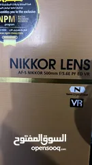  7 Nikon AF-S NIKKOR 500mm f/5.6 PF ED VR