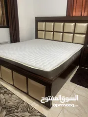  2 غرفة نوم ماستر 6 قطع خشب لاتيه  للبيع