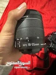  1 كانون 750D Full frame  شترها 20  و معها عدسه 25 mini معها عدسه 18 -55 ومعها شنتة وشاحن اصلي