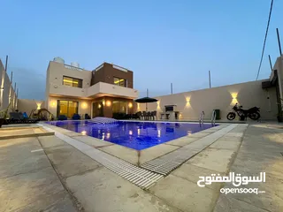  9 شاليه بمواصفات فاخره في البحر الميت للبيع