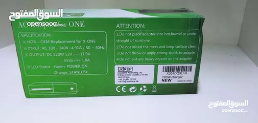  2 شاحن اكس بوكس  بسعر نار 8 دنانير جديد xbox AC جديد