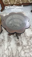  6 طاوله وسط مع طاولات عدد 2