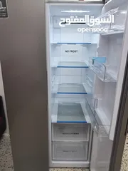  7 Brand New, Haier Side by Side two doors Refrigerator, Twin Inverter Technology, Silver Color