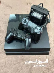  2 playstation 4 بلايستيشن فور مع مجموعة العاب قوية