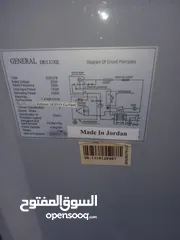  3 ثلاجة جنرال ديلوكس 18 قدم بحالة الوكالة استعمال 5 أشهر تبريد هواء صوت ناعم تصلح لعرسان