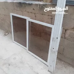  3 شباك ألمنيوم تفصيل مقاس 150/100
