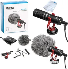  12 مايك تسجيل احترافي من براند بويا الأصلي للتسريمنغ والبودكاست Boya BY-MM1 Mic for PC & Smart Phone