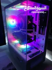  3 كمبيوتر العاب Gaming Pc بحاله الوكاله استعمال خفيف المواصفات بالوصف :) لون أبيض كيس حوض سمك