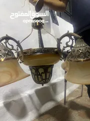  3 ثريات معدن قلوبات حديد