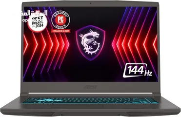  2 MSI – THIN 15 15.6′′ 144Hz FHD Gaming Laptop