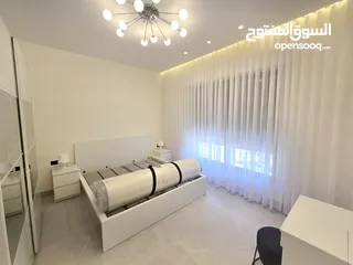  5 عبدون شقه مفروشة فخمة و جديدة لم تسكن 2 نوم طابق اول
