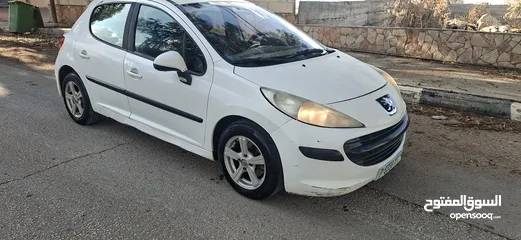  1 بيجو 207 مش 206موديل 2008-اتومتيك -ماتور 1600اصل برايفت  فحص الف وسعر محرقة كاش نظيفة من الاخر