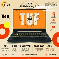  1 Asus AMD Ryzen 5 Gaming  Rtx 3050 laptop اسوس لابتوب