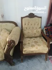  4 طقمين كنب مستعمل للبيع