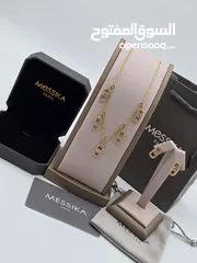  37 اكسسوار سلسال مع الحلق ماركات لويس فيتون وكارتير وديور وفالنتينو جميع الباراندات ماستر كوالتي