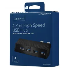  1 4-Port USB Hub for PS4 Pro/Slim محور USB بـ 4 منافذ لجهاز PS4 Pro/Slim