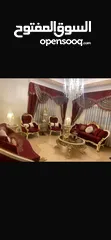  1 طقم كنب حفر زان دمياطي مصري وقماش تركي