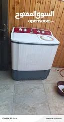  1 غساله حوضين ناشونال 10 كيلو بحاله ممتازه