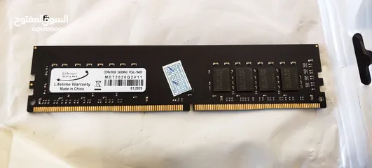  2 حبه رام 8 جيجا كمبيوتر وليس لابتوب 2400MHz DDR4