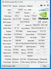 12 GTX 1650 OC 4G Graphics Card/GALAX GT730 2GB/GT610 2GB 64bit/Nvidia Quadro K420 2GB مجموعة كروت شاشة