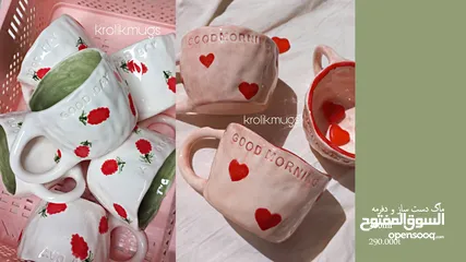  21 أكواب وفناجين سيراميكية إيرانية – صناعة يدوية بجودة عالية وتصاميم فريدة mug ang cup from iran