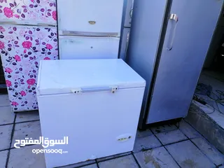  21 فريزرات عامود وفريزرات بطح وثلاجات عدة أحجام وافران وغسالات