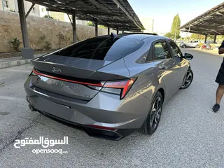 8 هنداي إلنترا هايبرد 2022 ليميتد أعلى صنف  بحال الوكالة جمرك من يوم