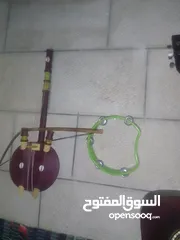  3 جيتار / ربابة اردنية افريقية  / دف