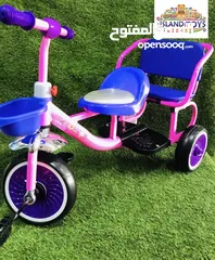  5 عرض خاص على الدراجة المقعدين الثلاثية للاطفال مع كراسي اسفنجية مريحة وعدة اكسسوارات بسعر مميز