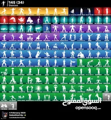  6 حساب فورتنايت فيه شيطون و  سيزن ثالث كامل و 202 سكن و  اغراض المعرقين و فأس كريتوس الأندر باللعبه