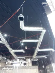  1 دكت ، هودات ، مداخن ، مطاعم ، جميع اعمال الستانلس طبي وغذائي ، رفوف وطاولات ستانلس طبي و غذائي .