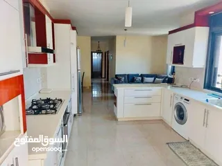  3 شقه مفروشه للايجار في عين منجد قرب ابراج هاوس