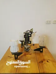  5 متفرقات (باب خشب وطاولة وسط مع 2 زوايا وثريات)