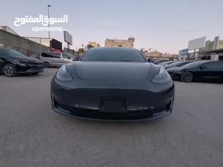  6 تيسلا 3 موديل 2023 فحص كامل كرت ابيض عداد 13 الف