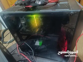  6 كمبيوتر العاب 16 جيجا رام وكرت شاشه GTX1660 Nvidia  مع شاشه LG وماوس لوجتيك وكرسي مكتب