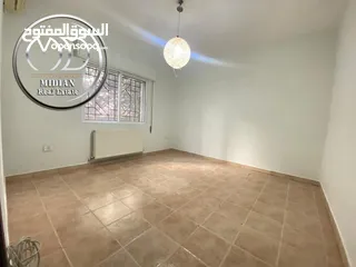  15 شقة ارضية فارغة للايجار خلدا  مساحة 230م مع ترس و حديقة 300م تشطيبات و ديكورات سوبر ديلوكس