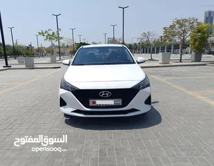  2 HYUNDAI ACCENT -2021-AGENCY SERVICE