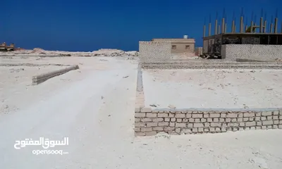  4 قطعه ارض للبيع في منطقه القصر علي الكورنيش الجديد