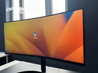  2 LG Ultra wide 34-inch curved monitor