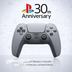  4 جهاز بليستيشن 5 إصدار ذكرى العام 30 المحدود. PS5 Controller 30th Anniversary limited edition