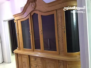  4 بوفيه خشب زان بحال الوكالة