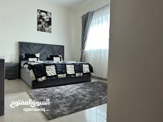  6 4 غرف وصاله مفروشه للايجار الشهري بعجمان