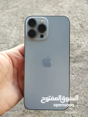  4 iphone 13 pro max 256 لون ازرق سماوي